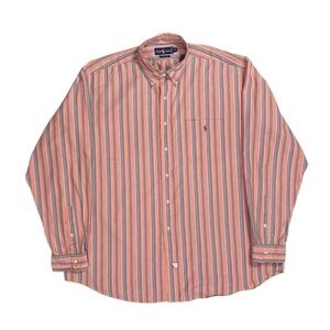 Vintage late 90s Ralph Lauren button up dress shirt XXL